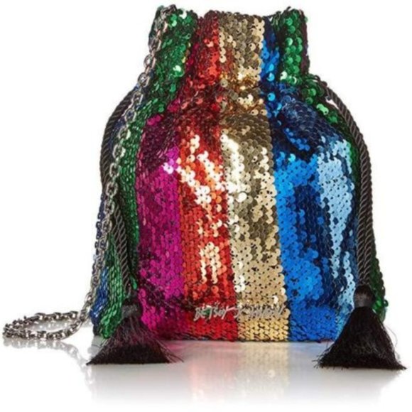 Betsey Johnson Handbags - Betsey Johnson RAINBOW CROSSBODY POUCH